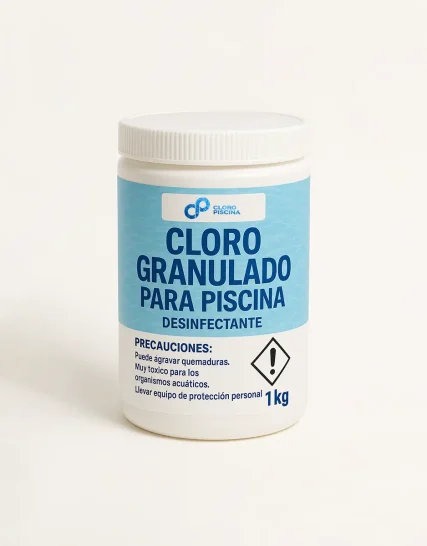 cloro granulado para piscinas 1k