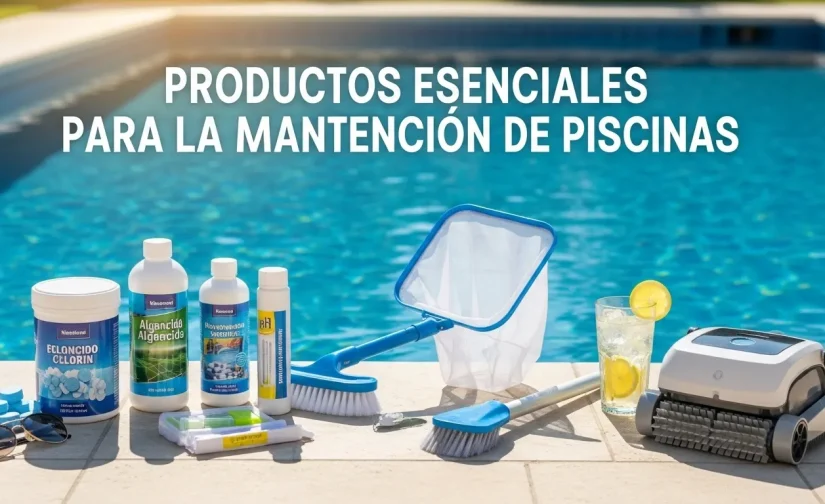 Productos esenciales para mantención de piscinas